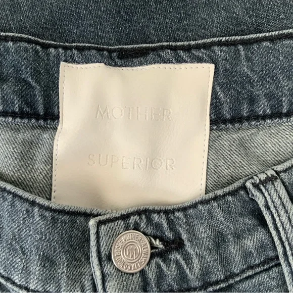 MOTHER SUPERIOR Jeans Dodger Ankle Off the Beaten Path Gray Size 29